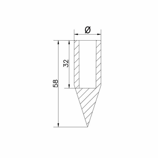 NENURODYTA_V Hrot zemnící tyče AH Hardt D16-20
