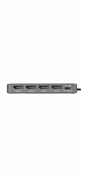 Startech - Dokovací stanice - USB-C / Displayport - 4 x DP - kompatibilní s TAA