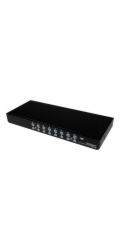 Startech 16 Port 1U Rackmount USB KVM Switch with OSD (SV1631DUSBU) - Prepínac KVM - 16 x KVM port(s) - 1 místní uživatel - desktop - pro P/N: RK3236BKF, RK4236BKB, RKCONS1701, RKCONS17HD, RKCONS1901,