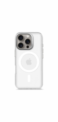 Decoded Recycled Plastic Backc. iPhone 16 Pro Transparent White