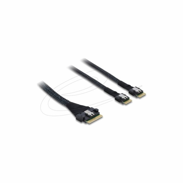 Delock - Interní kabel SAS - 8i Slim SAS (SFF-8654) (M) d...