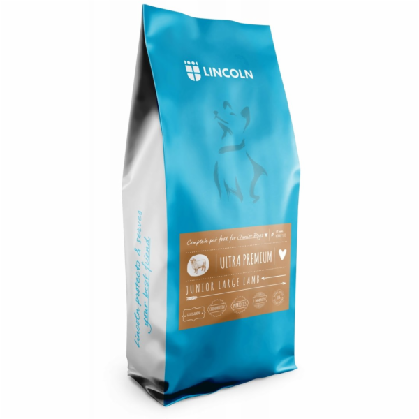 LINCOLN Ultra premium Junior Large Lamb - suché krmivo pr...