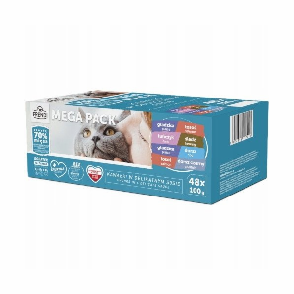 FRENDI Pieces of fish in a delicate sauce - mokré krmivo ...