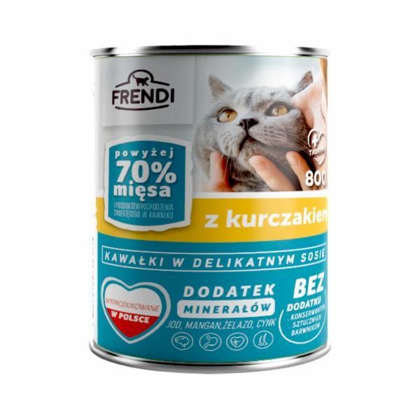 FRENDI Chunks in sauce with chicken - mokré krmivo pro ko...