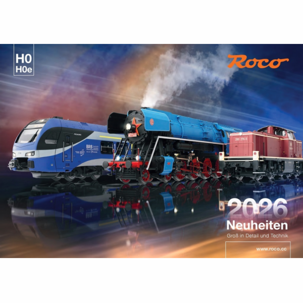 Roco Katalog novinek 2026 v německém jazyce