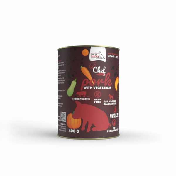 SYTA MICHA Chef Pork with vegetables - vlhké krmivo pro p...