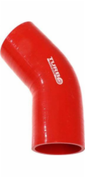 TurboWorks_B Koleno 45 stupňů TurboWorks červené 63 mm
