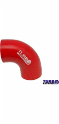 TurboWorks_G Koleno 90 stupňů TurboWorks červené 67 mm