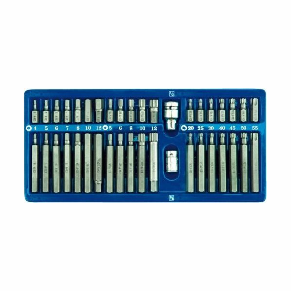 Silver Stříbrné bity TORX 40 kusů (10631)