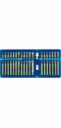 Silver Stříbrné bity TORX 40 kusů (10631)