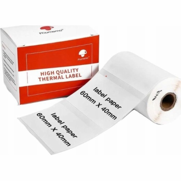 Phomemo Samolepicí papírové samolepky 180x štítek 60x40mm...