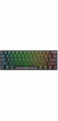 Mechanická klávesnice Royal Kludge RK61 RGB, hnědé spínače (černá) (QWERTY)