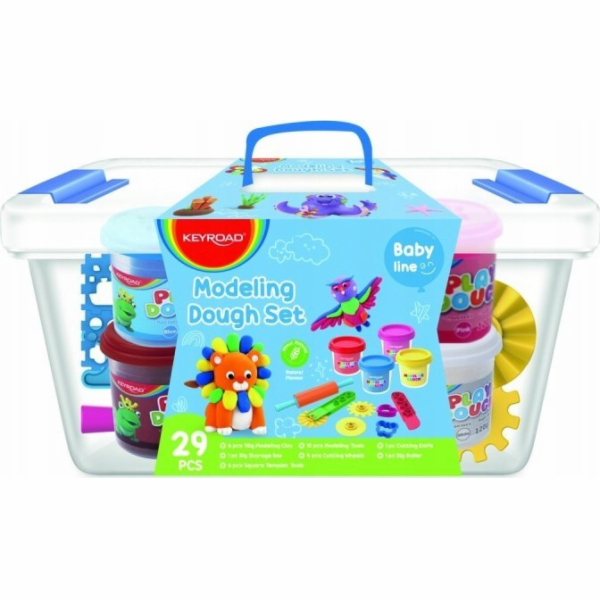 PBS Connect KEYROAD Play-Doh 6 barev x 110g, 10 malých a ...