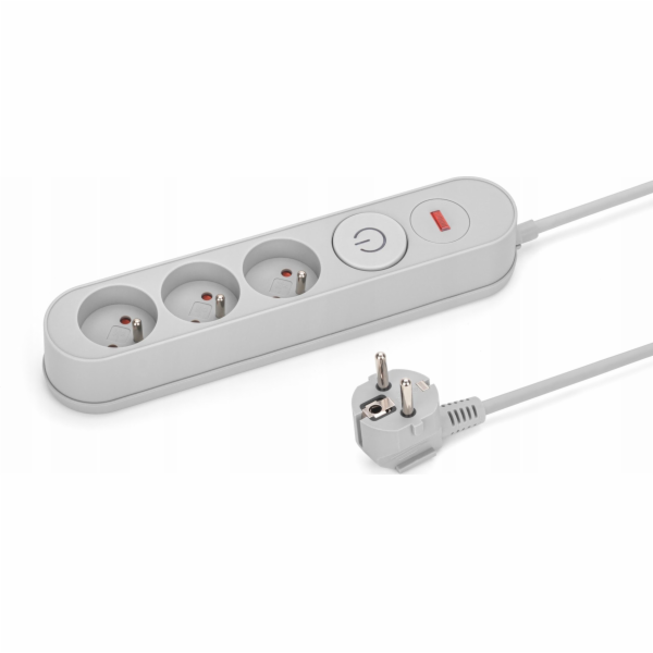 Montis přepěťová ochrana prodlužovací kabel 3 zásuvky 1,5...