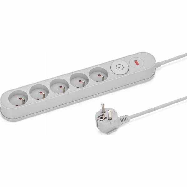 Montis přepěťová ochrana, prodlužovací kabel, 5 zásuvek, ...