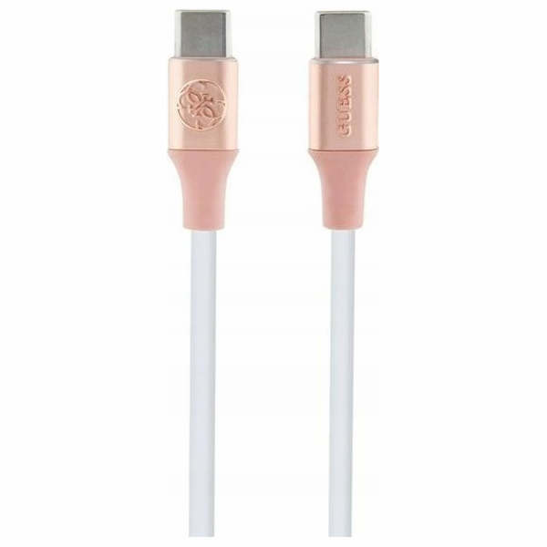Guess Kabel USB-C - USB-C 1,5 m růžový (GUCCLALRGDP)