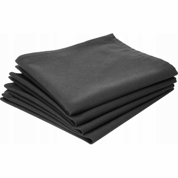 Atmosphera Bavlněné ubrousky , 40 x 40 cm, tmavě šedé, 4 ...