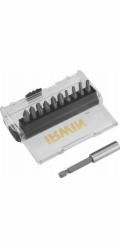 Irwin Sada hrotů IRWIN 11 ks 25 mm PH1-PH2-PH3-PZ1-PZ2-PZ3-T10-T15-T20-T25 s magnetickým adaptérem