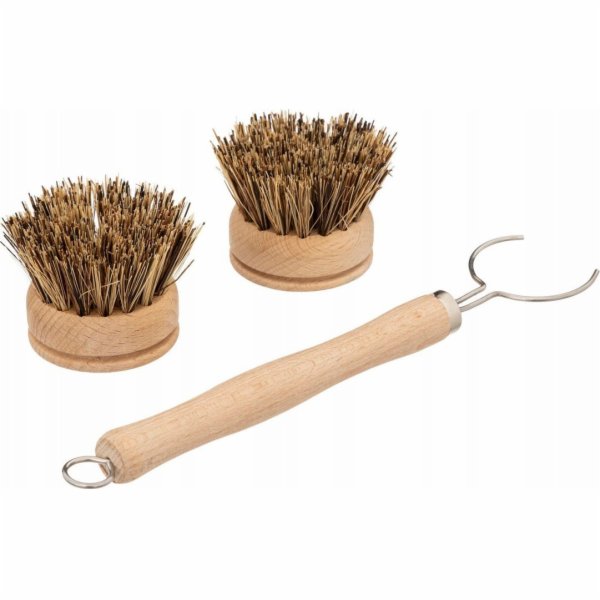 Adidas 5five ECO kartáč na nádobí, dřevěný + vyměnitelná ...