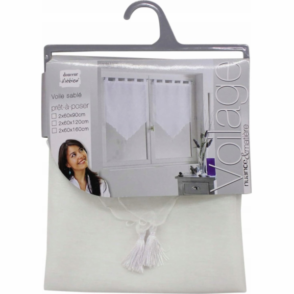 Douceur d`Interieur Kuchyňský závěs LISEA krátký, 60 x 12...