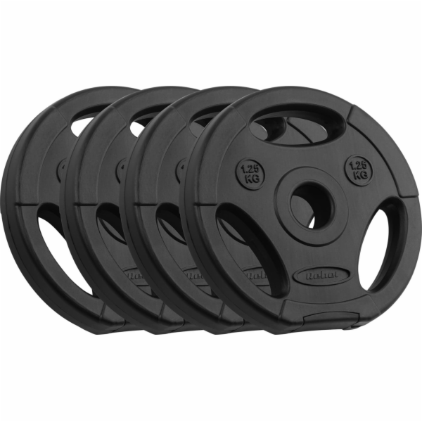 Rebel Sada bitumenových závaží 4x1,25kg, otvor 31mm, desk...