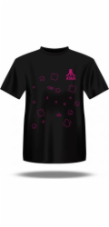 Adidas Pánské tričko 4f ATARI s asteroidy / Černé / L