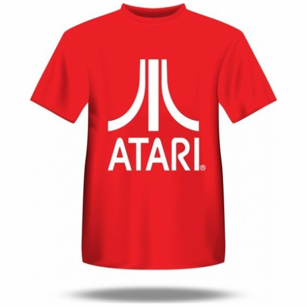 Adidas Pánské tričko s bílým logem ATARI / Červené / XL