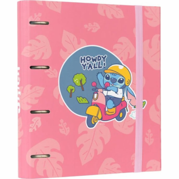 Art-Pol&nbsp;Disney&nbsp;Stitch&nbsp;-&nbsp;pořadač&nbsp;A4&nbsp;(4&nbsp;kroužky,&nbsp;gumička)