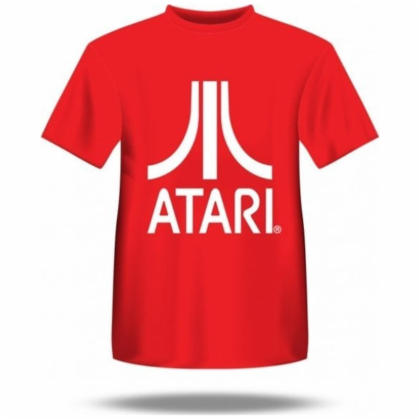 Adidas Pánské tričko s bílým logem ATARI / Červené / L