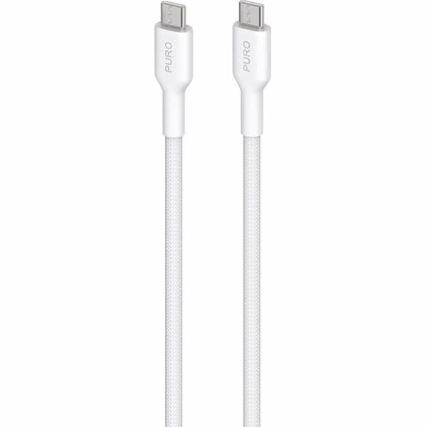 Puro Kabel USB-C - USB-C 1,2 m bílý (PUCUSBCUSBCFABK4WHI)