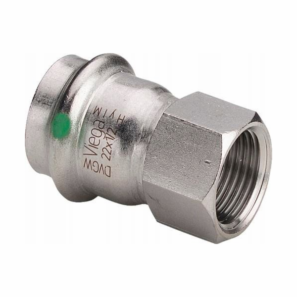 Viega Přechodová armatura s nerezovou ocelí SC 18 x 3/4 -...