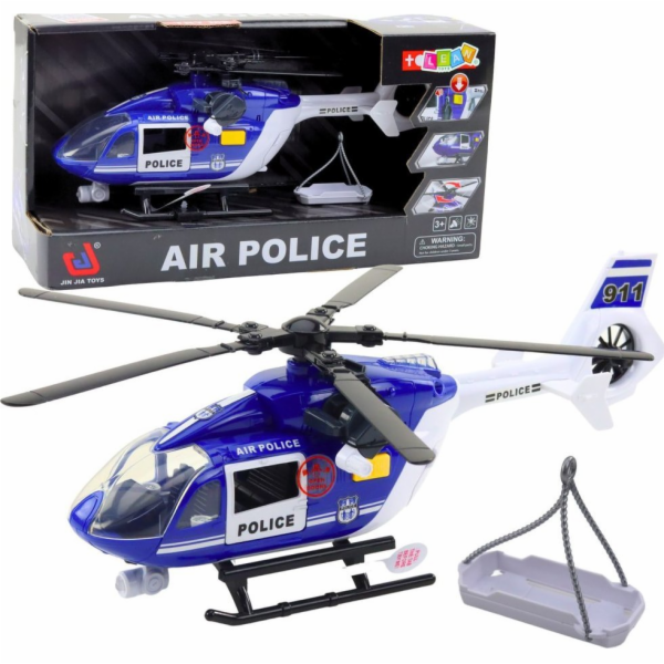 LeanToys policejní hák pro vrtulník nosítka světla zvuky ...