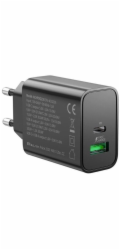 GoGEN Nabíječka ACHPDQ230B PD USB 30W 15V C+A černá