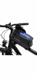 Wozinsky Brašna na rám kola Wozinsky 1,7 l s pouzdrem na telefon černá (WBB28BK)