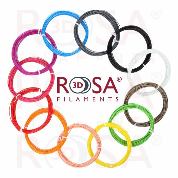 ROSA3D filament ROSA3D PEN BOX PLA 12 základních barev x ...