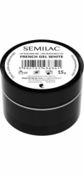 Semilac Semilac French Gel bílý stavící gel 15 g