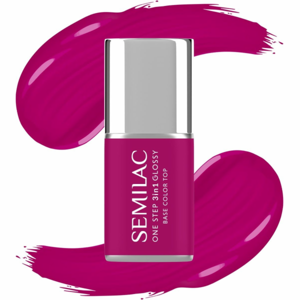 Semilac One Step Glossy 3v1 hybridní lak na nehty S595 zá...