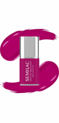 Semilac One Step Glossy 3v1 hybridní lak na nehty S595 zářivě fialová 7 ml