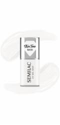 Semilac Krycí báze pod hybridní laky na nehty, poloprůhledná, kokosový krém, 7 ml