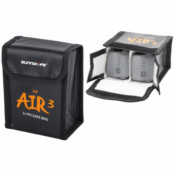 SunnyLife Kryt na 2 baterie, ohnivzdorný, pro Dji Air 3 /...