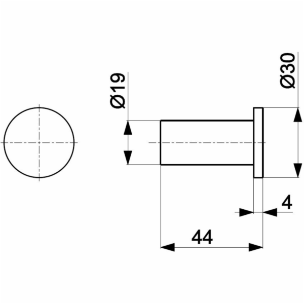 KFA 864-020-34 / / KOUPELNOVÝ VĚŠÁK, BODOVÝ, KARTÁČOVANÉ ...