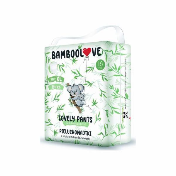 Bamboolove krásné kalhotky XL, 12+ kg, 16 ks.