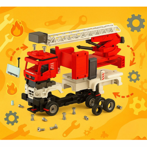 Sferazabawek B34E1 VELKÝ AUTOMOBIL SVĚTLA PRO HASIČSKÝ VO...