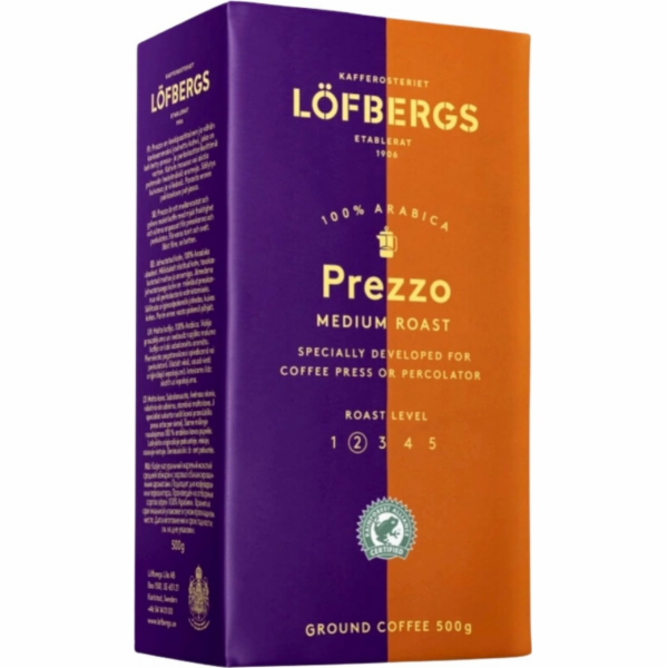 Lofbergs&nbsp;Prezzo&nbsp;mletá&nbsp;káva&nbsp;500&nbsp;g