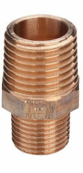 Viega 3245 - Redukční zátka Niple 3245 1,1/2 x 1 Bronz