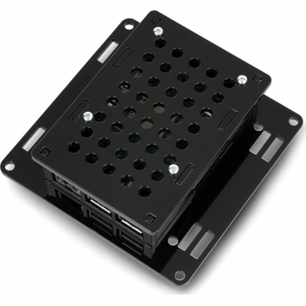 Gravlaser Držák monitoru Raspberry Pi 5 Vesa v2 - černý