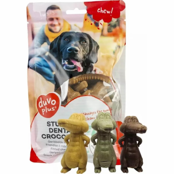 Duvo+ Duvo+ Zubní pamlsky pro psy Krokodýli 6,3 cm 410 g