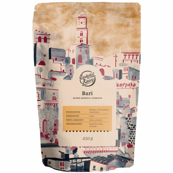 Instytut Kawy Kávová zrna Bari Coffee Institute 250 g