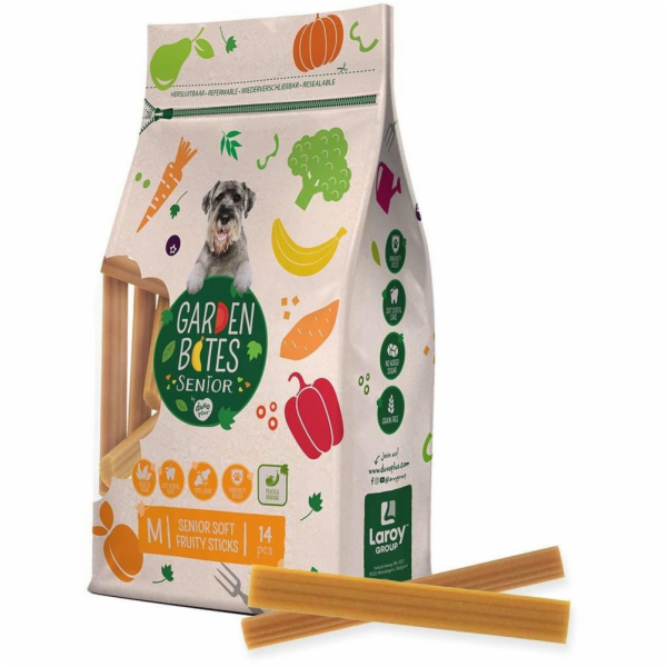 Duvo+ GARDEN BITES SENIOR MĚKKÉ OVOCNÉ TYČINKY M 12cm 14k...