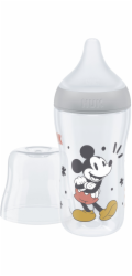 Kojenecká láhev NUK Perfect Match MICKEY Temperature Control 260 ml grey